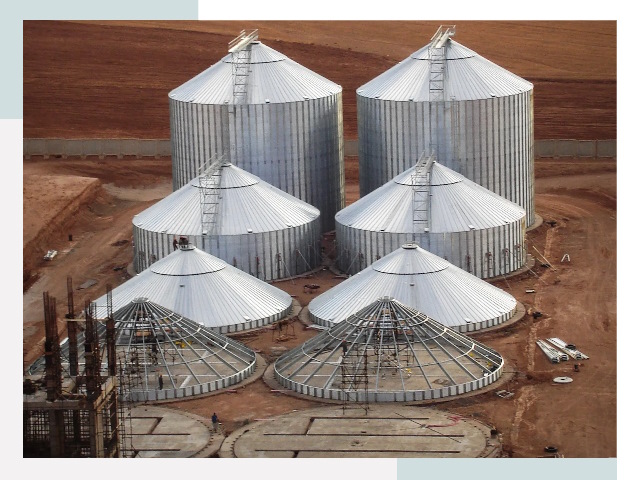 Строительство зерновых силосов в Владимире