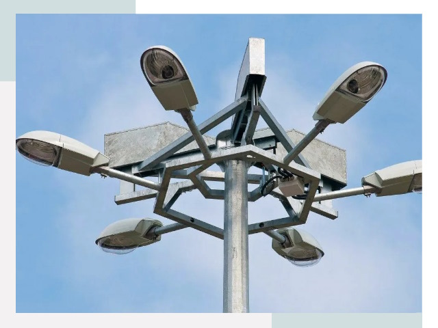 Монтаж осветительных мачт в Владимире