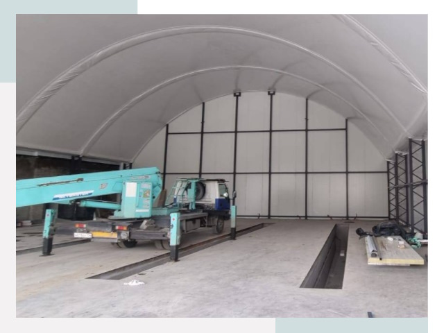 Внутреннее оснащение ангаров в Владимире