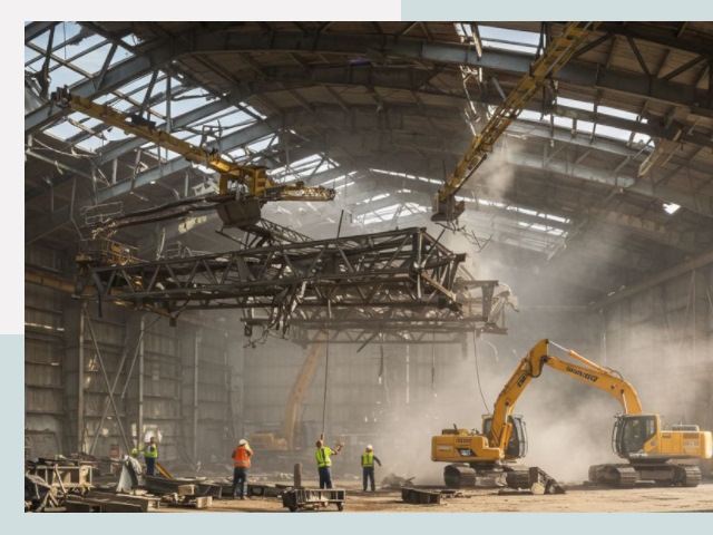 Демонтаж ангаров в Владимире от 623 руб. за м²