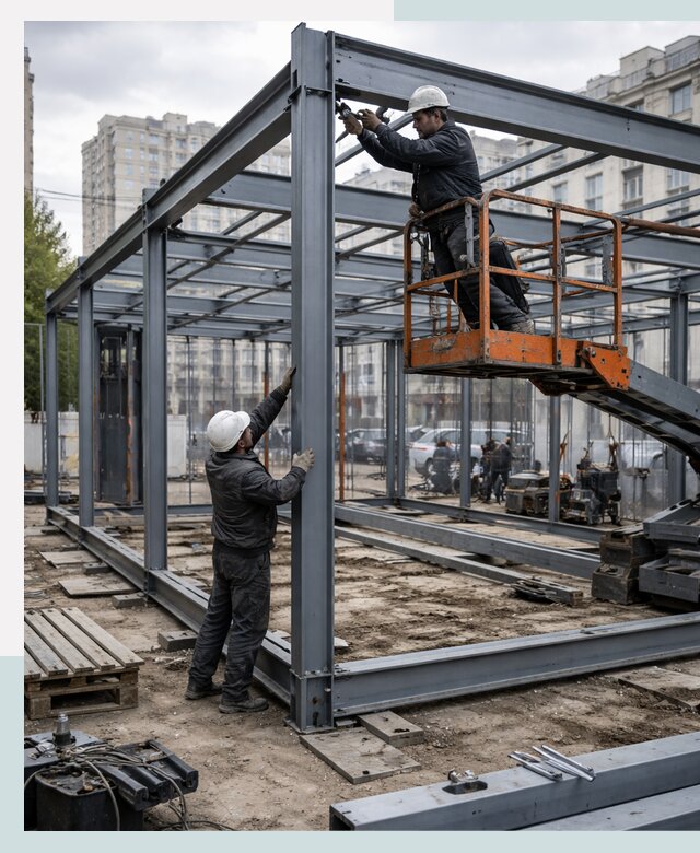 Строительство и монтаж торговых павильонов под ключ в Владимире