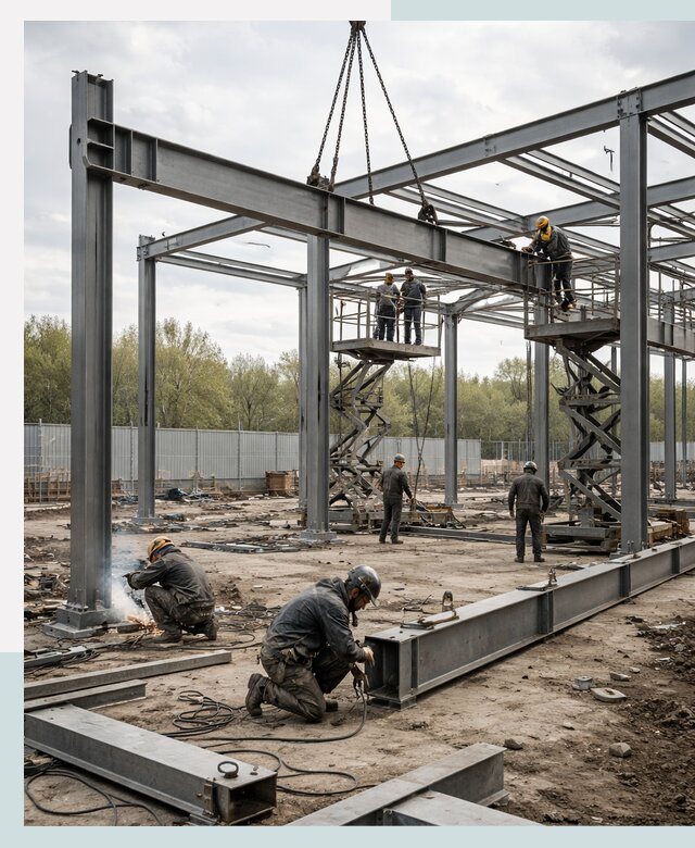 Строительство выставочных павильонов из металлоконструкций в Владимире