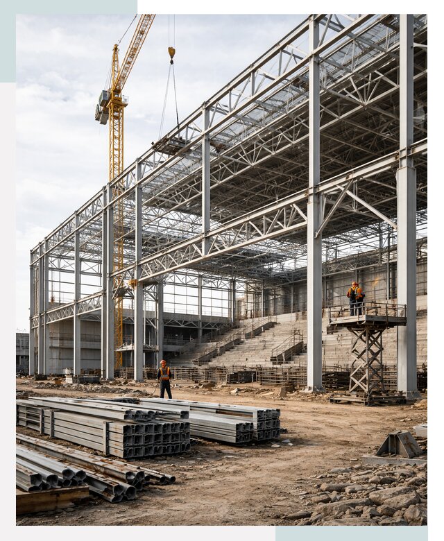 Строительство спортивных комплексов в Владимире от 31125 р. | СтальСтрой-Вдм